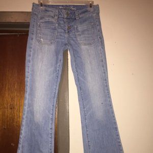 American Eagle Vintage Flare Light Wash Size 0